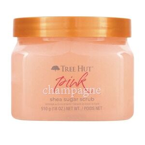 NEW Tree Hut Pink Champagne Shea Sugar Scrub 18 oz Exfoliating & Hydrating Scrub
